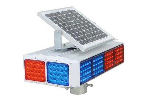 太陽(yáng)能紅藍(lán)爆閃燈